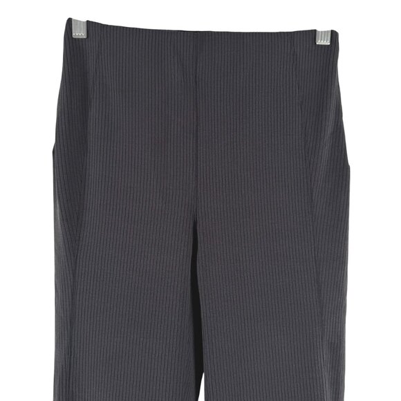 Lululemon Ribbed Softstreme Flared Pant Size 4 Charcoal Gray Pull On PT-2574 - Picture 3 of 12